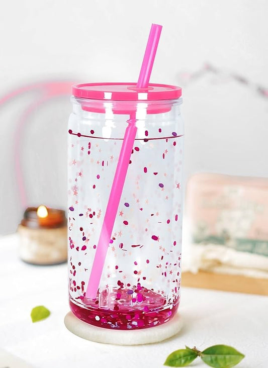 16oz Acrylic Snowglobe Tumbler