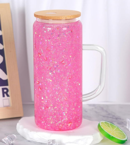 20oz Glass Snowglobe Mug