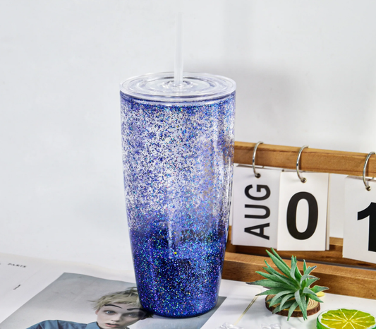 24oz Acrylic Snowglobe Tumbler