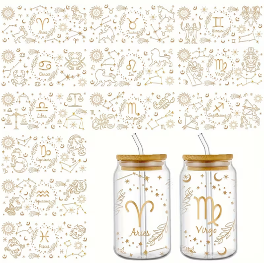 Gold Zodiac Wrap Design
