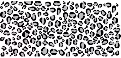 Black/Gray Leopard Wrap Design