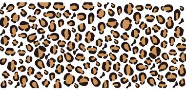 Black/Brown Leopard Wrap Design