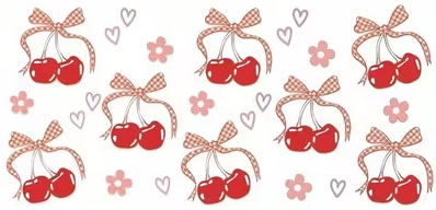 Cherry Bow Wrap Design