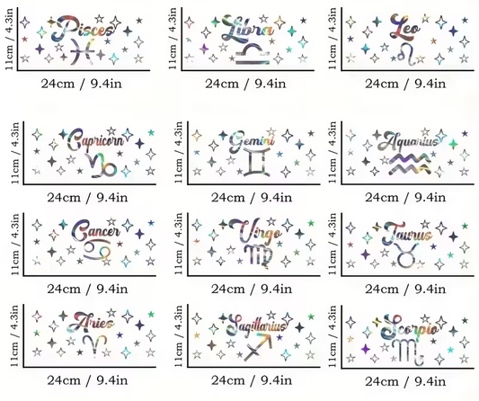 Metallic Zodiac Wrap Design